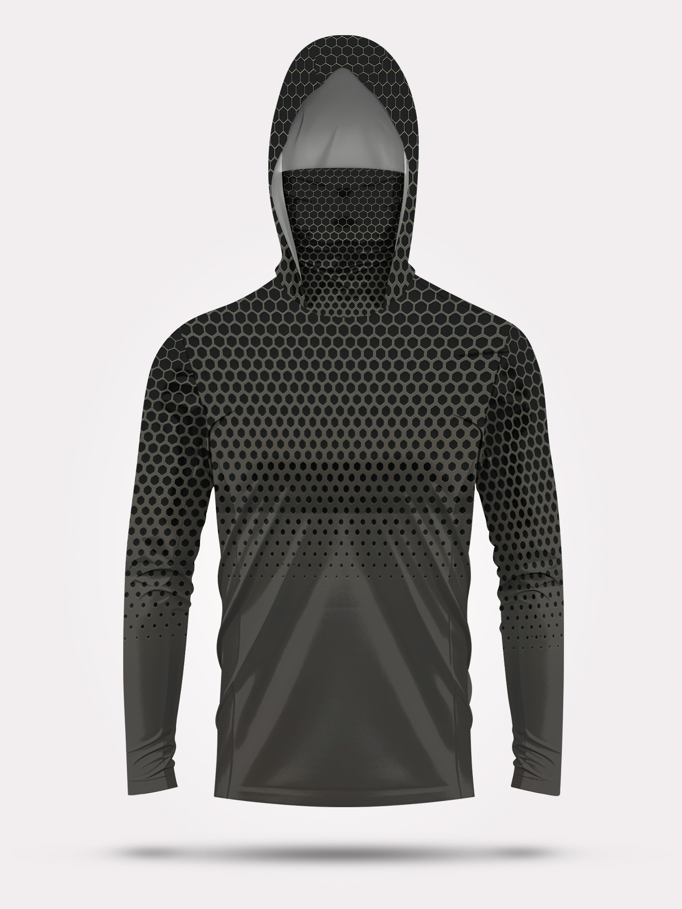 Fishing Shirt Uv Protection - メンズフード付きフィッシングシャツ 長袖 フィッシングウェア フィッシングTシャツ UVカット フィッシングシャツ