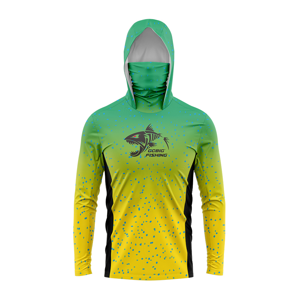 Fishing Shirt Uv Protection - メンズアウトドア長袖釣り服UVカット服フード付きコート日焼け止め通気性防蚊ドライ薄手釣りシャツ