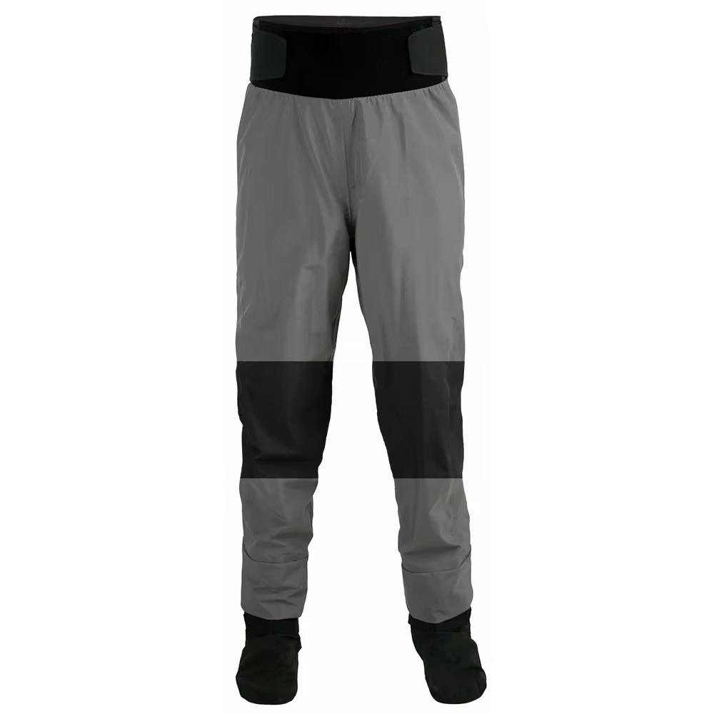 Fishing Pants Waterproof - メンズ用フィッシングウェーダー、ウエスト丈のウェーディングパンツ。ネオプレン素材の靴下付き、3層構造で防水・透湿性に優れ、寒い日でも快適に使用可能。MP20。
