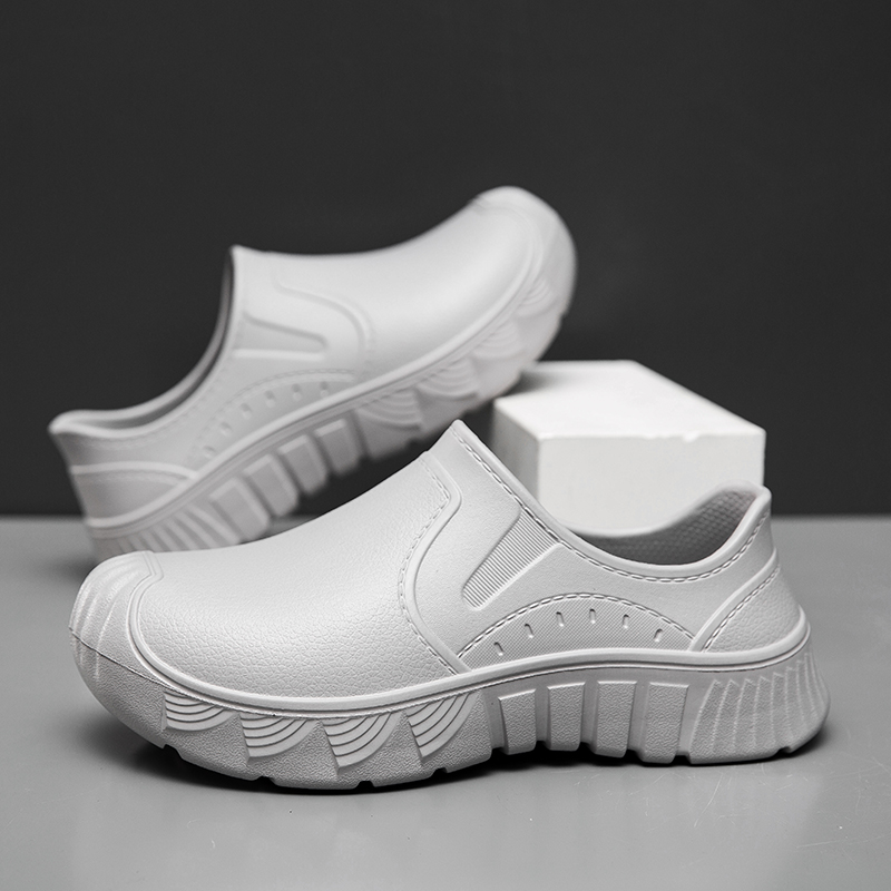 Fishing Boots - EVA滑り止めアウトソールレインシューズショートチューブ防水/キッチンラバーシューズオーバーシューズ洗車釣りカップルシューズ