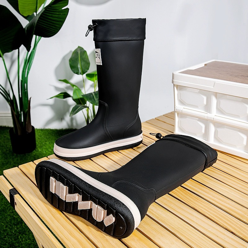 メンズハイチューブレインブーツ秋釣り防水滑り止めキッチン作業 - Fishing Boots のレビューと価格