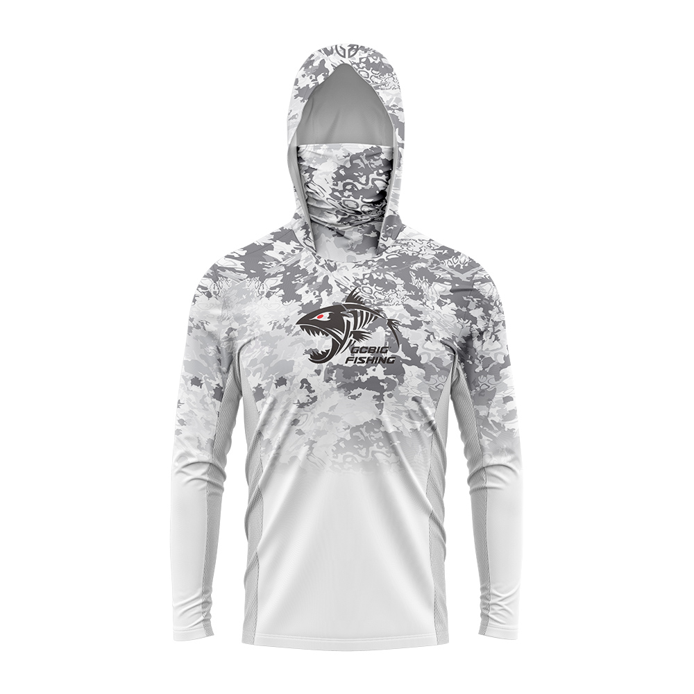 UPF50+ フード付きフィッシングシャツ 内蔵フェイスゲイ - Fishing Shirt Uv Protection のレビューと価格