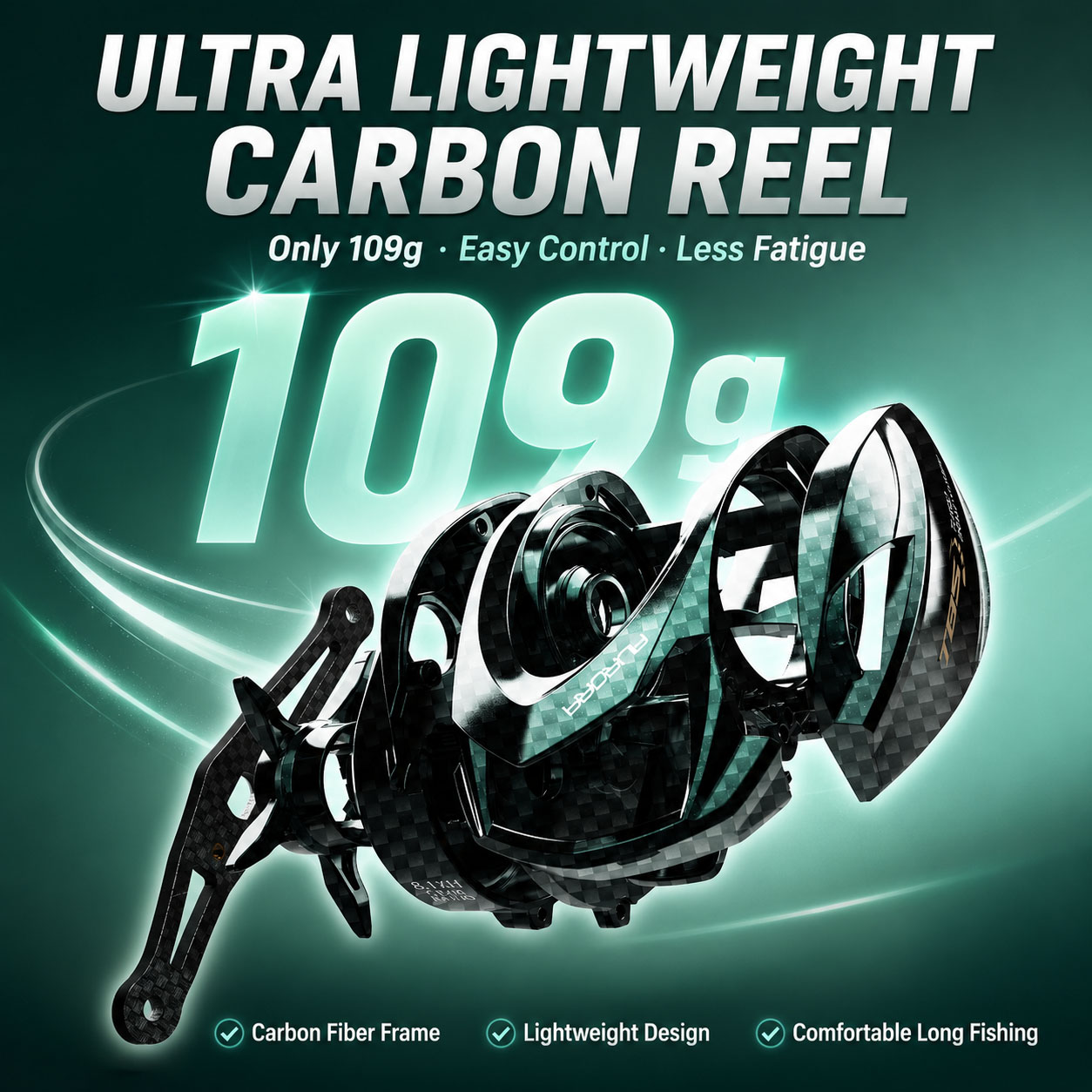 ハシダ オーロラ AirCF カーボン BFS ベイトキャス - Daiwa Reel Bg のレビューと価格