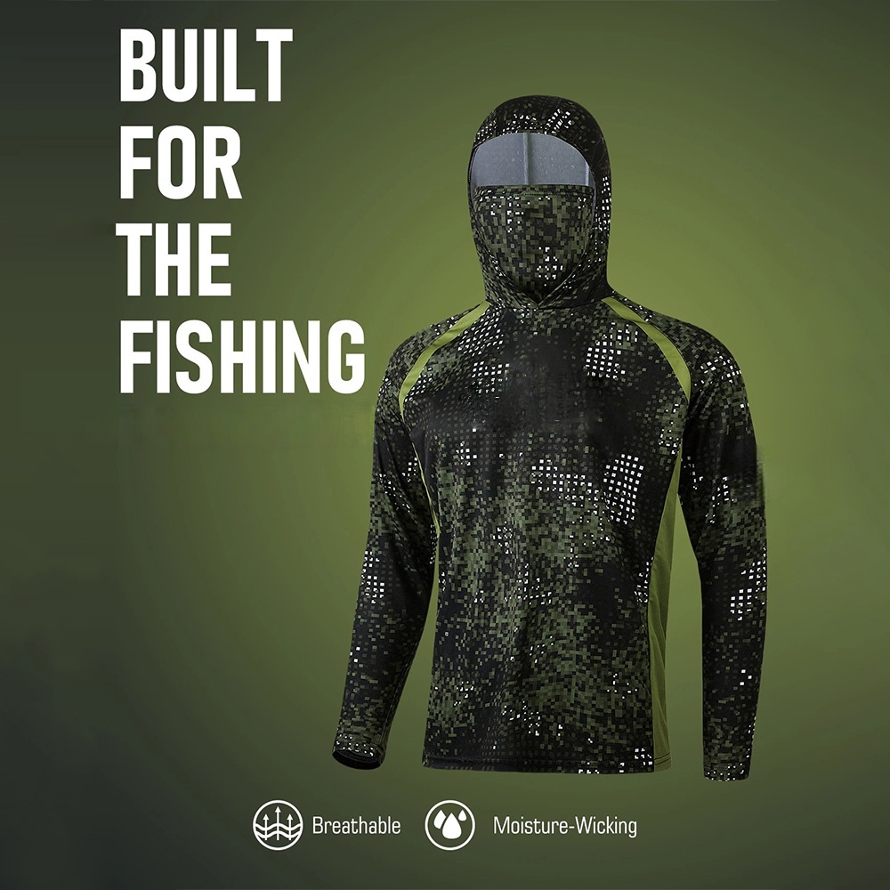 MALFC フィッシングアパレル メンズ フード付きフィッシ - Fishing Shirt Uv Protection のレビューと価格