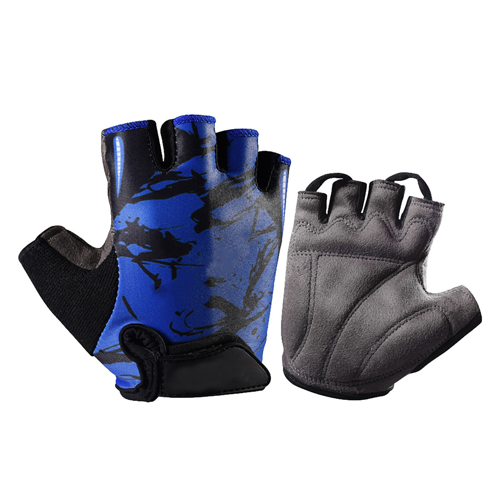 子供用、滑り止め加工、指先が開いたタイプ、軽量、伸縮性、通気 - Fishing Gloves のレビューと価格