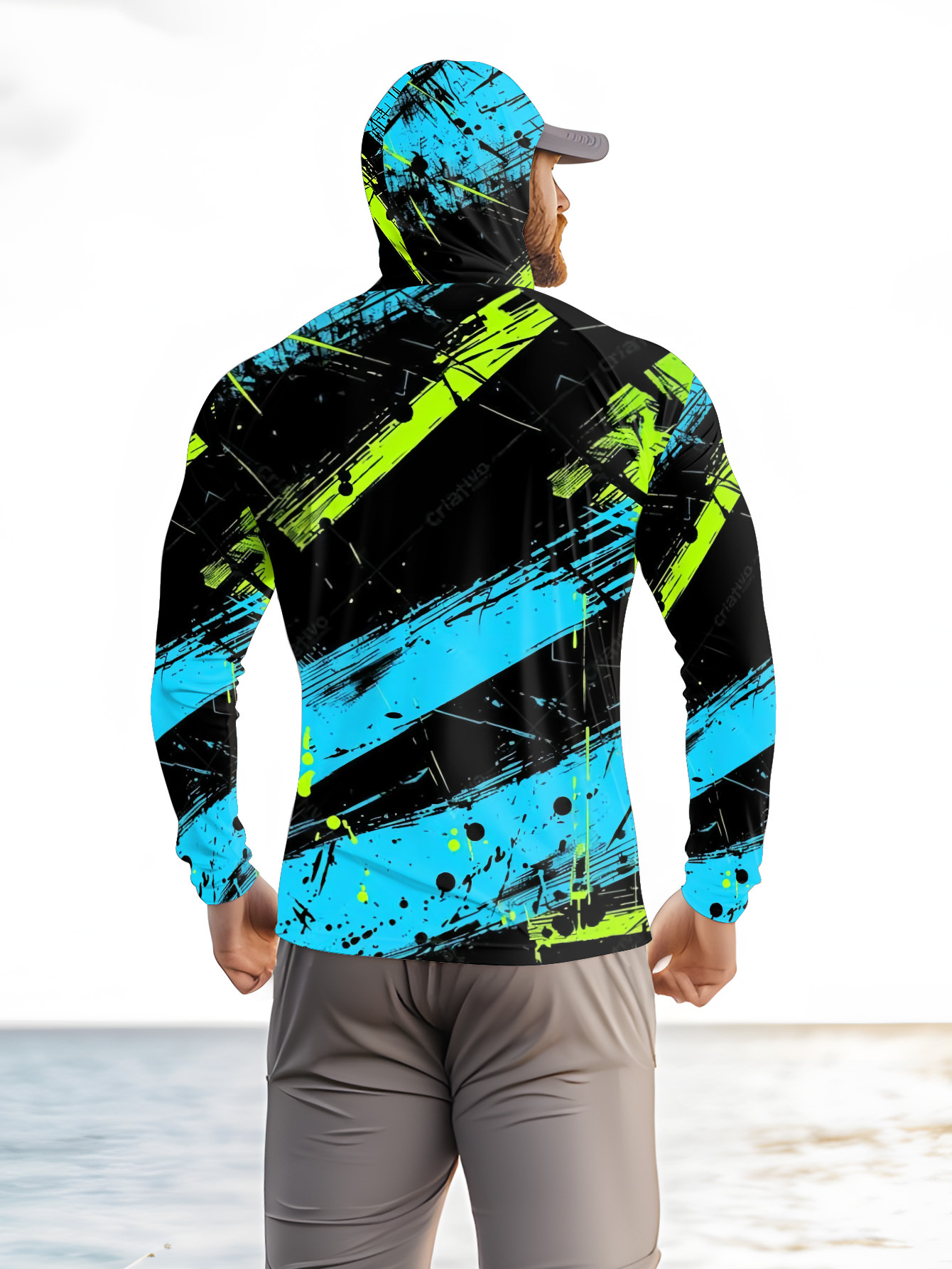 釣り用フーディー メンズ 長袖 速乾性 通気性 UVカット  - Fishing Shirt Uv Protection のレビューと価格