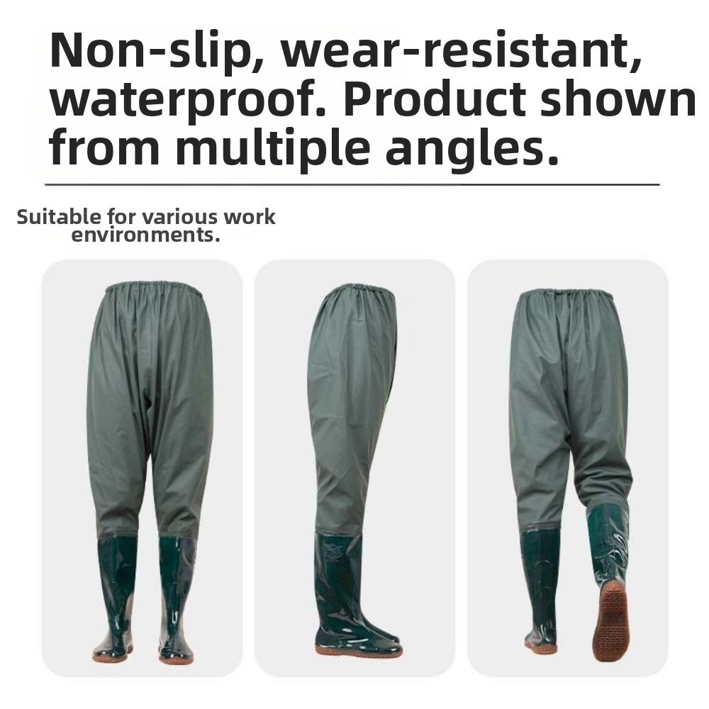 プラスチック製PVC素材の移植用ズボン、水陸両用ズボン、シュ - Fishing Pants Waterproof のレビューと価格