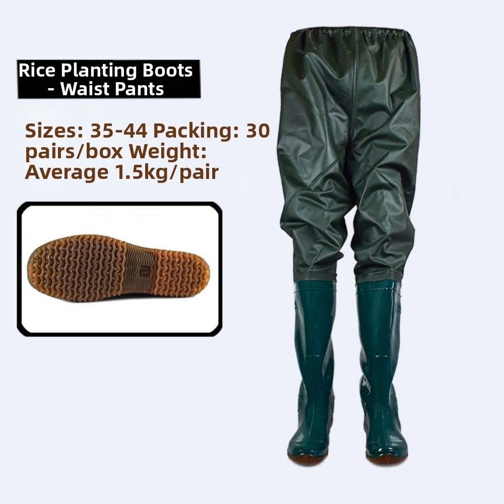 プラスチック製PVC素材の移植用ズボン、水陸両用ズボン、シュ - Fishing Pants Waterproof のレビューと価格